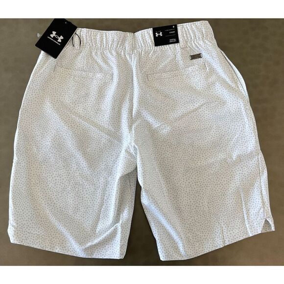 Under Armour 1370126 100 Women's Sz 6 White UA Links Printed Golf Short $80 - Picture 3 of 8